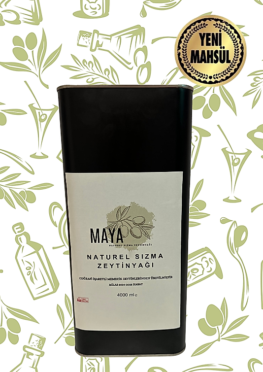 4 Lt - Naturel Sızma Zeytinyağı